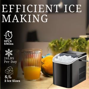 Máquina para Hielo SEDLAV de Mostrador Cubo Bala miniatura 7