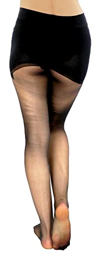 Image of Mona's Choice Super Stretchy XL 3 Denier Ultra Sheer Seamless Tall Womens & Mens Pantyhose /Mens Trouser Tights