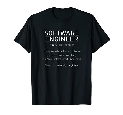 Software Engineer Definition Shirt Coder Definition T Shirt