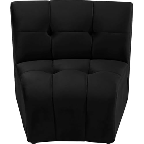 Sillón Modular Terciopelo Negro miniatura 6