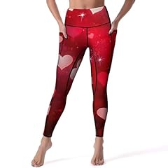 Love Heart Print Red