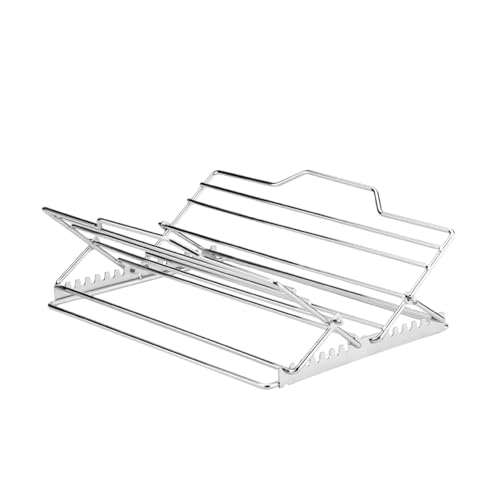 Stainless Steel Roasting Rack For Holiday Feasts Multifunctional Chicken Roasting Stand Foldable Turkey Roaster Stand