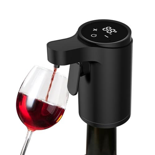 Decantador de vino eléctrico, dispensador automático inteligente de vino, dosificación ajustable, el mejor regalo para los amantes del vino, fiesta familiar 1 Decantador de vino eléctrico, dispensador automático inteligente de vino, dosificación ajustable, el mejor regalo para los amantes del vino, fiesta familiar 1