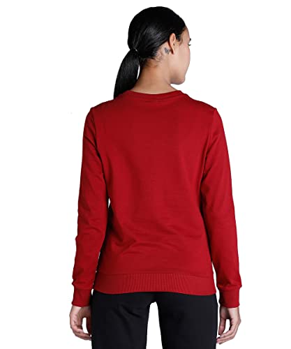 Image of Puma Women Cotton Crew Neck Sweatshirt