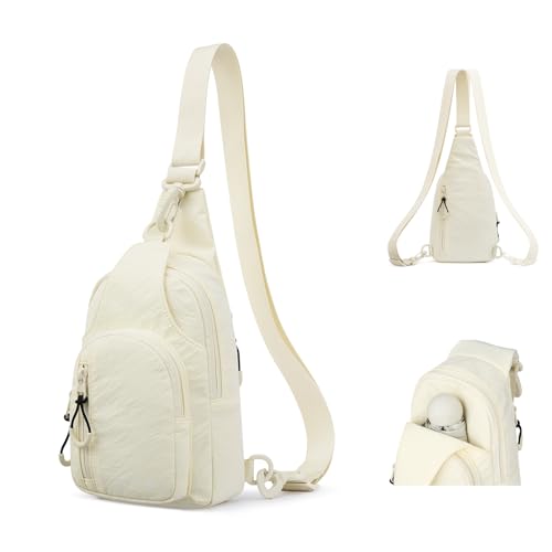 Image of Hanke Crossbody Sling Bag for Women Men, Small & Large Casual Cross Body Sling Bags, Chest Bag for Outdoor Hiking Travel