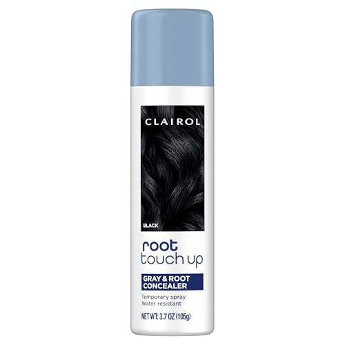 Clairol Root Touch-Up Temporary Hair Coloring Spray, Black Hair Color, Pack of 1 - Packaging May Vary