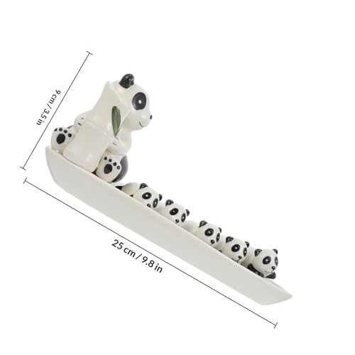 Repose-baguettes panda céramique blanche vaisselle table compacte banquet - 3