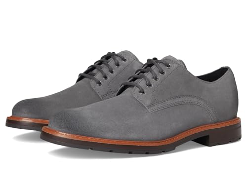 Image of Cole Haan Men's Chamberlin Grand Plain Toe Oxfords, Quiet Shade Suede, 7 UK