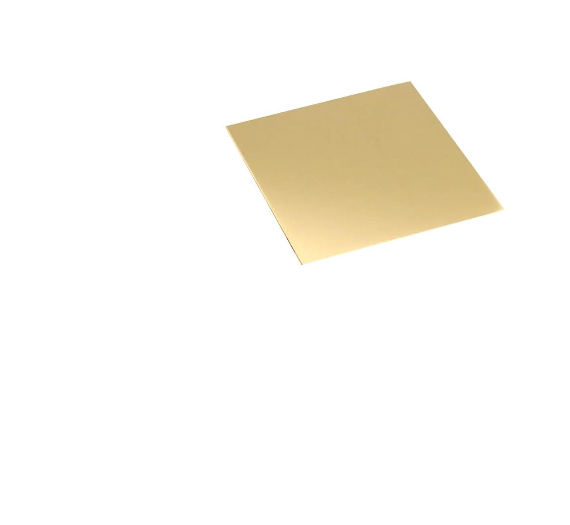 JINFEUGE 1Pc Length 100/200/300Mm H62 Brass Flat Sheets Thick 0.8Mm 1Mm 1.2Mm 1.5Mm 2Mm 2.5Mm 3.0Mm 4Mm Brass Sheet Plate/Color/4 * 200 * 300Mm