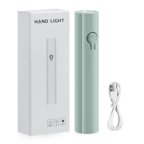 Secador de uñas LED compacto, ligero, portátil, recargable por USB, para un ajuste rápido de esmalte de gel en casa o en viajes, luz de manicura en casa