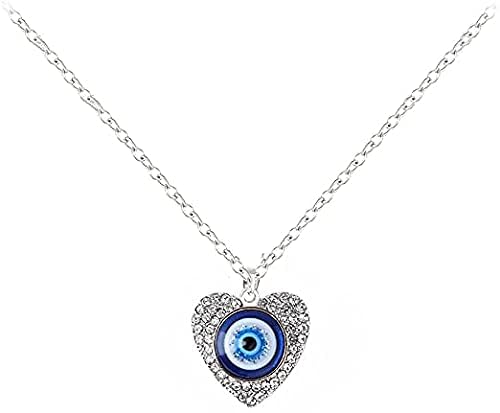 Handicraft Kottage Silver Plated Evil Eye Pendant Necklace for Girls & Women (Style9) (B0CH8PRRJL) Amazon Price History, Amazon Price Tracker
