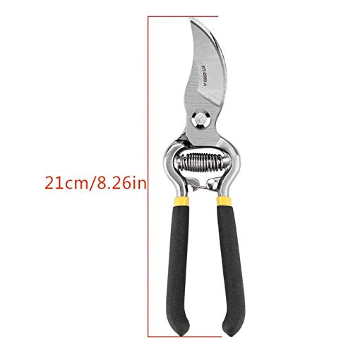 Tijeras de podar GeRRiT acero carbono 8'' para jardín miniatura 6