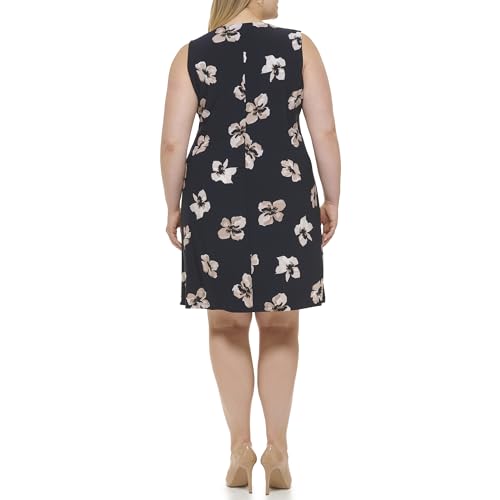 Image of Tommy Hilfiger Tonal Palm Dress
