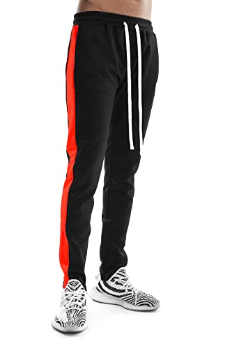 Bleecker and Mercer Track Pants w/Zippered Pockets - Athletic Gym Joggers Sweatpants2