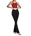 Sunzel Flare Leggings for Women with Pockets, Crossover Yoga Pants with Tummy Control, High Waisted and Wide Leg 30