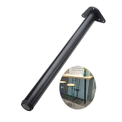 Pied de table de bar réglable en acier inoxydable avec vis 120 cm