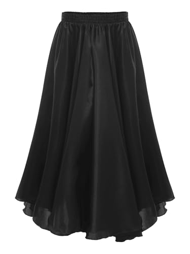 HULIJA Kinder Mädchen Full Circle Tanzröcke Spanischer...