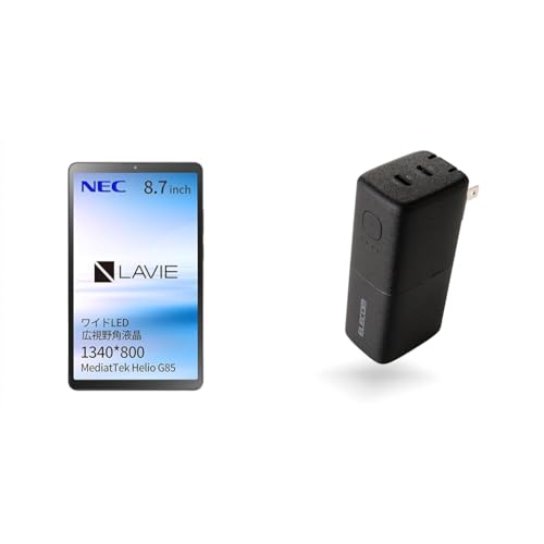NEC LAVIE T8 �^�u���b�g 8.7�C���` wi-fi���f�� Android 14 MediaTek Helio G85 4GB 64GB LED �L����p�t�� ���i�O���[ TAB08H05+�G���R�� ���o�C���o�b�e���[ 5000mAh 30W �R