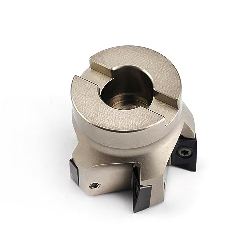 Image of 90 Degree Square Shoulder Indexable Face Mill with 5 Pcs APKT1604 Carbide Inserts, 2 inch Cutting Diameter, 1.75 inch Overall Length, 5 Flutes
