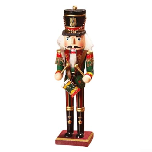 Nostalgische handbemalte Nussknacker-Puppen, 30 cm, Vintage-Weihnachtsschmuck (A) Nostalgische handbemalte Nussknacker-Puppen, 30 cm, Vintage-Weihnachtsschmuck (A)
