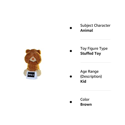 Cutest-Im-Sorry-Gift-for-Her-Him-The-Im-Sorry-Teddies-Embarrassed-Adorable-Super-Soft-Stuffed-Animal-Plush-Toy-Unique-Cute-Forgive-Me-Apology-Teddy-Bear-Gift-for-Kids-and-Adults-Brown - DumpADate.com
