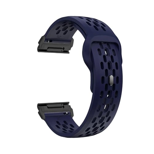 [�����ȓX] 22mm 26mm �V���R���X�g���b�v �ɓK��Garmin Fenix 8 7X 7 6 6X Pro Epix Pro Gen2 47mm 51mm//Fenix 5X Plus Tactix7 �N�C�b�N�t�B�b�g�o���h�u���X���b�g(Dark