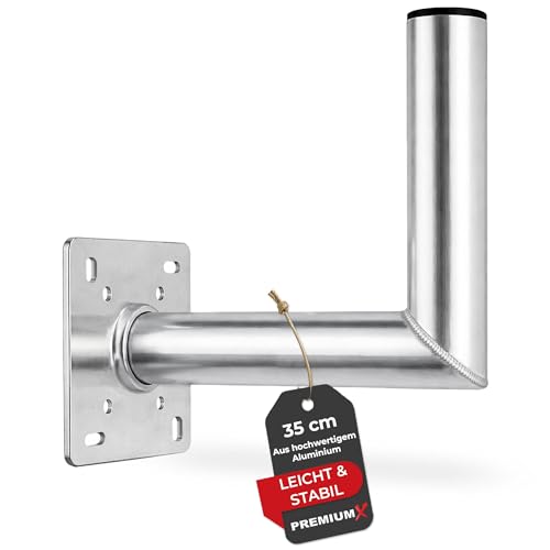 Premium X Support mural en aluminium pour antenne parabolique 350 mm 35 cm
