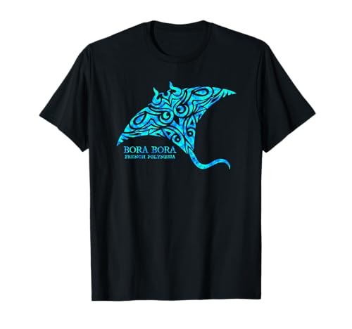 Bora Bora Polynésie française Manta Ray Garçons Filles T-Shirt