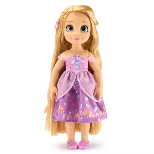 Disney Store Official Rapunzel Once Upon a Story Doll - 16 Inch Disney Princess Toys Featuring Reflective Eyes with 3D Pupil and Iris, Detailed...