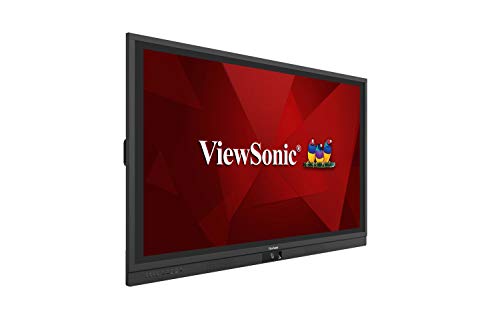 Image of ViewSonic IFP7560 75 inch 4K UHD ViewBoard Interactive Flat Panel with InGlass Touch, HDMI, DisplayPort, USB, RJ45