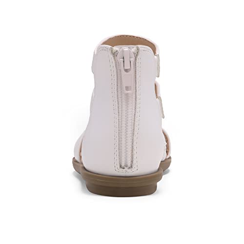 Dream Pairs Sdsd2215K Unisex-Child Gladiator Sandals With Zipper Strappy White thumb #4