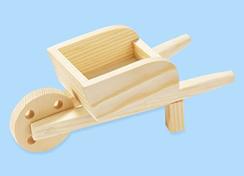 Holz-Schubkarre ca. 12 x 5 x 5,5 cm Holz-Schubkarre ca. 12 x 5 x 5,5 cm