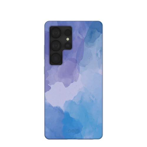 Pela | Phone Case Compatible with Samsung Galaxy S25 Ultra | Limited Edition | Supports Wireless Charging | Cute Eco Friendly | Lavender Blue Reflections - image 1