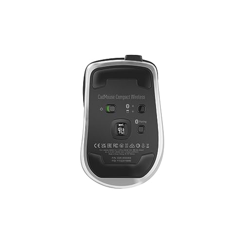 CadMouse Souris Optique compacte sans Fil 3Dconnexion Noir - 5