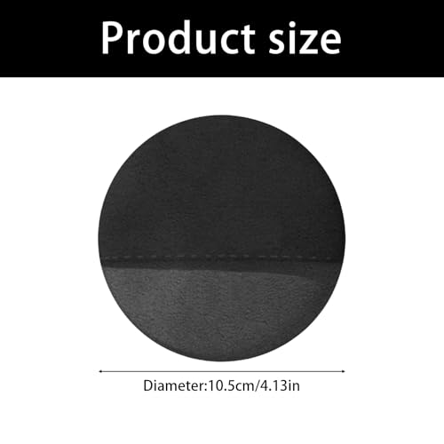 YiNLuax Paño de fibra circular multiusos limpiador de dispositivos electrónicos, suave, portátil, para coche, hogar, viajes, accesorio esencial, almohadilla de fibra densa para limpieza de pantalla - imagen 6