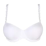 variable Träger Prima Donna Twist, Balconette Bügel BH gefüttert mit Außenträgern, Star 0241862/0241863 (70C, weiß)