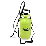 メルテック(meltec) 手動式加圧ポンプ どこでもポンピングウォッシュ 5L (ストレート噴射からシャワー噴射まで無段階調整可能) 容器部:イエロー、ホース部:ブラック DPW-5L