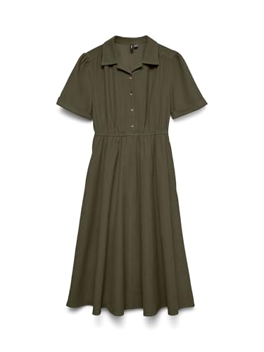 VERO MODA Female Kleid VMRAY Cord-Midikleid