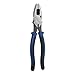 Klein Tools J213-9NE Side Cutter Linemans Pliers, Made in USA, High Leverage, 9-Inch, Streamlined Design, Color Coded