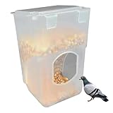 Conception durable et sûre : fabriqué à partir de matériaux de haute qualité et non toxiques garantissant une utilisation durable tout en fournissant une station d'alimentation sécurisée et sûre pour les oiseaux de compagnie à la maison ou dans les volières