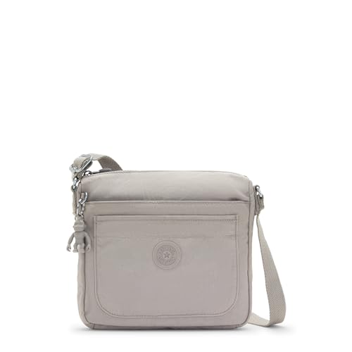 Image of Kipling womens Sebastian Sparkly Gold Crossbody Bag