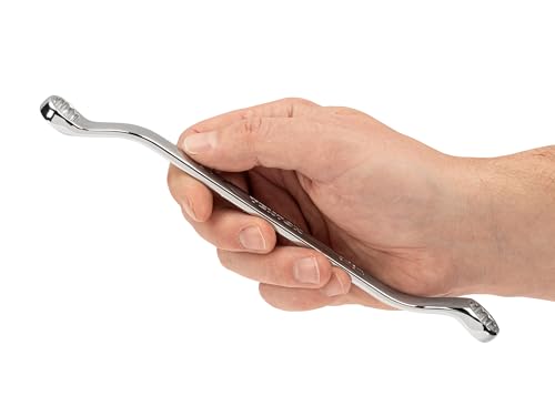 Image of TEKTON 1 /2 x 9 /16 Inch 45-Degree Offset Box End Wrench | WBE23313
