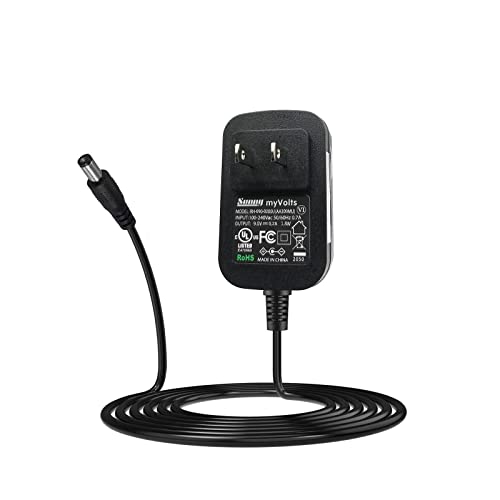 MyVolts 9V Power Supply Adaptor Compatible with Keeley Memphis Sun, Bassist, Hydra Effects Pedal - US Plug