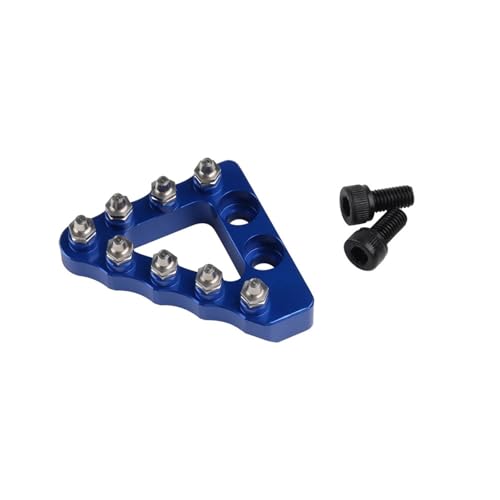Plaque pédale frein arrière moto Sherco Enduro SE SEF 125 250 300 Blue