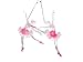 Kurt Adler 6.5" Acrylic Pink Ballerina Ornament, Set of 2