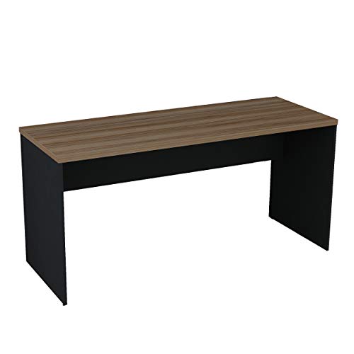Mesa De Escritório 1.60x60 Tampo 30mm Netmobil (Nogal)