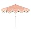 Coral Pink - White Pole