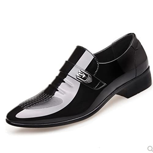 Zapatos de cuero para hombre casuales y transpirables de caña baja modernos
