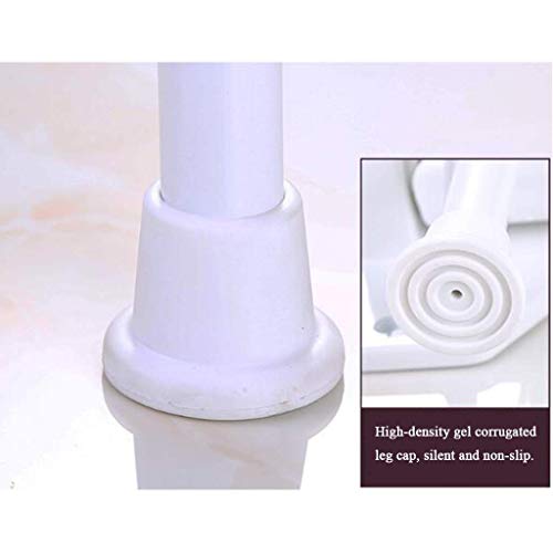 Asiento de ducha plegable de pared con patas estables y base acolchada extraíble 4