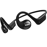 TOZO Upgraded Open Ear Headphones Bluetooth 5.3 Air Conduction Wireless Headphones Sport Earbuds with Premium Sound, 32 EQs via APP, Dual-Mic Call Noise Reduction Earphones with Hair Band for Cycling